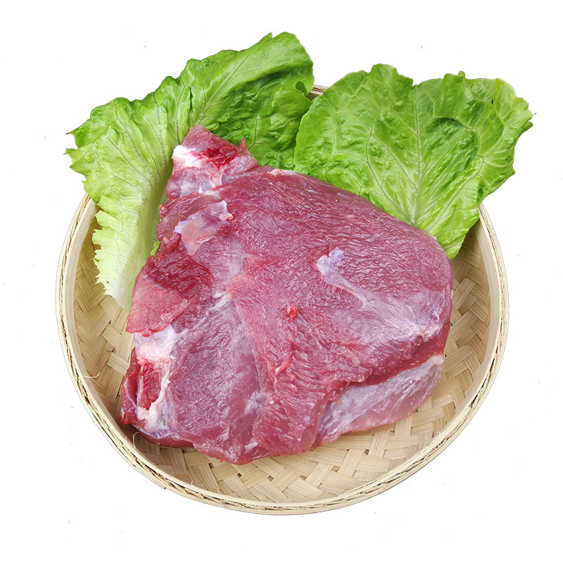 新鲜土猪瘦肉大别山农家散养黑土猪肉新鲜猪腿肉精瘦肉3斤装