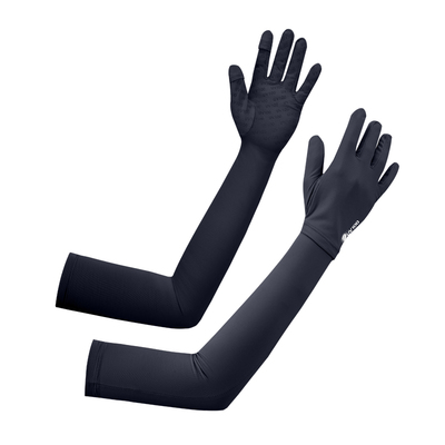 UV100女士冰丝防晒手套长款触屏