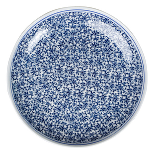 中式青花瓷陶瓷特大号大盘剁椒鱼头盘子菜盘家用大盘子日式大盘鸡