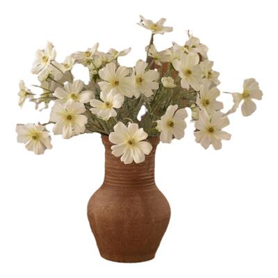 仿真波斯菊植绒质地装饰美物道具