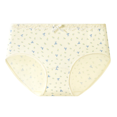 都市丽人A类纯棉内裤女士2025新款10A抗菌全棉裆中腰少女生三角裤