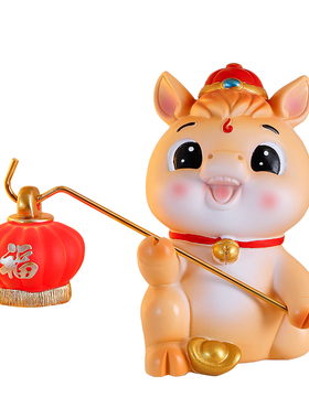 马年国潮马桌面小摆件办公室装饰