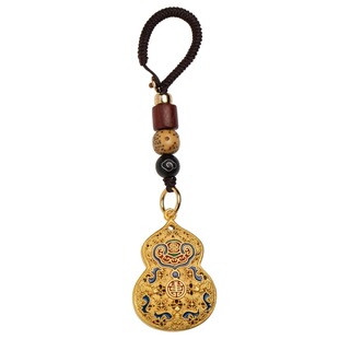 钥匙扣挂件小饰品汽车马年发财符高级感男宇恒书包葫芦钥匙链挂件