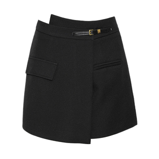 DPLAY【惠品】2025年秋季新款黑色半身裙女好看短款裙裤短裙裤裙