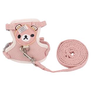 约克夏专用背心式狗狗牵引绳小型犬通用胸背带遛狗绳狗链宠物用品