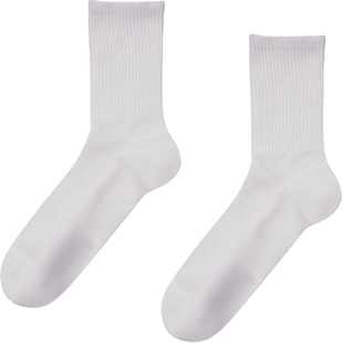 浪莎男士高筒袜子夏季薄款网眼中筒纯棉防臭青少年运动夏天长筒袜