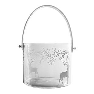 芬兰muurla驯鹿系列搪瓷马克杯透明玻璃樽烛台北欧风格花瓶厨房巾