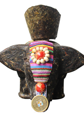 云南特色茶雕小象工艺品商务礼品