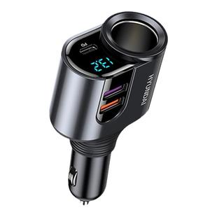 单口车载充电器快充苹果PD30W闪充多功能usb点烟转换插头超级快充