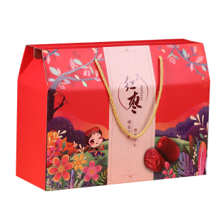 新疆红枣礼盒包装盒空盒子若羌枣和田大枣特产高档纸箱现货定制