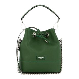 LANCEL/兰姿 Ninon经典款水桶包 迷你单肩斜挎包烧麦包包女真牛皮