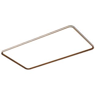 箭牌胡桃木色卧室吸顶灯简约现代中古风主灯全光谱灯护眼房间灯具