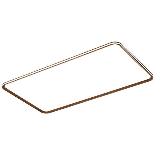 箭牌胡桃木色卧室吸顶灯简约现代中古风主灯全光谱灯护眼房间灯具