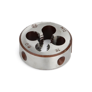 合金钢板牙手动螺纹套丝圆形板牙园扳牙M4/5/6/8/10/12/14/16/18