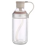 茶水分离双层玻璃杯女生高颜值吸管水杯耐高温办公室男士泡茶杯子