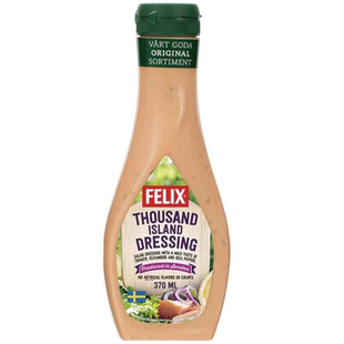 Felix Thousand Island Dressing瑞典进口意式菲力斯千岛沙拉酱