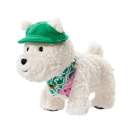 babycare西高地儿童婴儿电动毛绒玩具狗复读宝宝1周岁圣诞节礼物