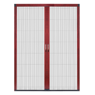 无轨折叠风琴式纱门定制铝合金隐形推拉式防蚊虫可拆洗免打孔沙门