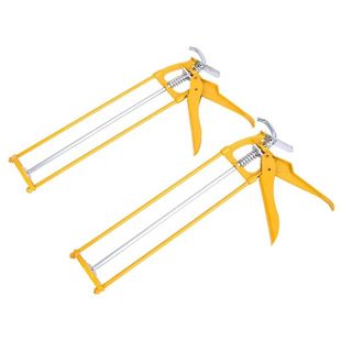 双柱玻璃胶胶枪旋转压胶枪省力手动全金属免钉胶打胶五金工具填缝