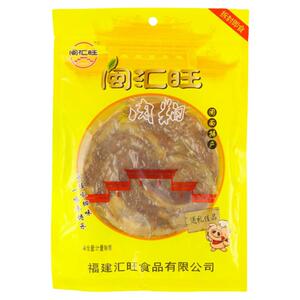 福建闽南特产猪肉粕闽汇旺咸香嚼劲白粕真空包装即食茶点休闲小吃