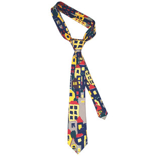 买二送一住商不动产领带手打女趣味创意个性日系小众搭配自制款潮