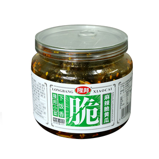 隆邦麻辣脆黄瓜咸菜酱黄瓜腌制下饭菜香辣开味萝卜干酱瓜酱菜榨菜