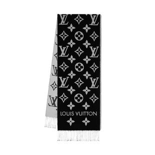 【自营】LOUIS VUITTON 路易威登 ESSENTIAL羊毛围巾-M77853-黑色