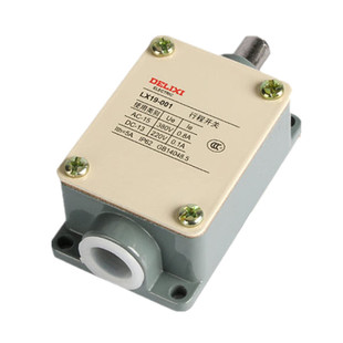 德力西行程限位开关LX19-001直动式5A自复位微型微动DC220V/AC380