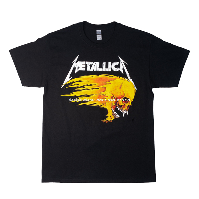摇滚短袖重金属现行短袖T恤复古