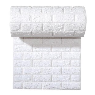 墙纸自粘防水防潮3d立体墙贴卧室温馨泡沫砖防撞壁纸家用墙面贴纸