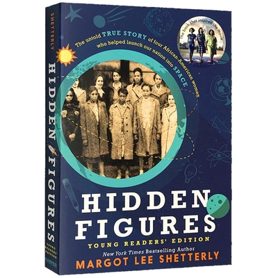 隐藏人物 英文原版 Hidden Figures 英文版青少年读物 NASA无名英雌人物传记励志历史故事童书 电影原著小说 正版进口英语书籍