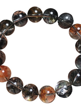 天然彩闪灵钻手链金鱼胶花