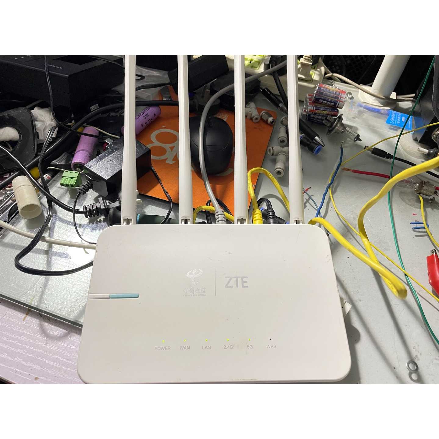 议价中兴千兆双频无线路由器zxhne500功能包好裸机出可维修
