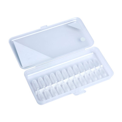 超薄免打磨透明盒混装全贴假指