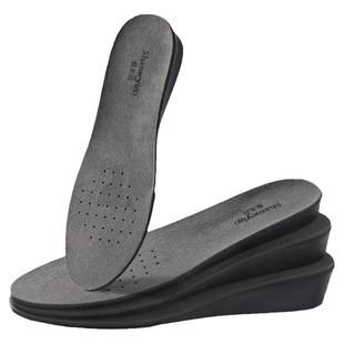 秋冬隐形内增高鞋垫男透气吸汗减震马丁靴皮鞋防臭增高垫女不累脚