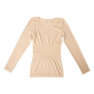 浪莎女士美体保暖内衣套装女款本命年红色薄款打底秋衣秋裤属马年