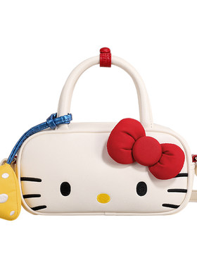 TOUTOUhellokitty三丽鸥可爱保龄球包包女童儿童十岁女孩生日礼物