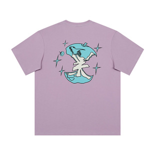 有志者UZIS美式休闲运动短袖男新款夏季宽松透气潮流圆领T恤冥想