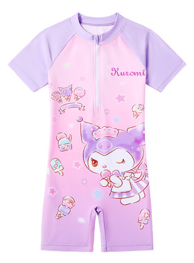 HelloKitty儿童泳衣新款女童连体