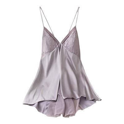 女性睡衣冰丝绸春夏款不起球