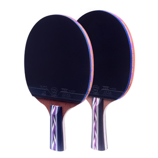 729正品五星乒乓球拍反胶学生专用初学者专业款三星横拍直拍套装