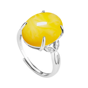 S925纯银戒指空托镶嵌蜜蜡翡翠戒托7*9 10*14 12*16 13*18 15*20