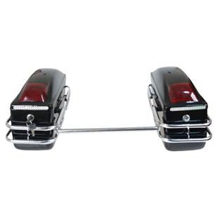 新款摩托车侧边箱改装太子车通用型带灯旅行储物防雨大后备箱V16