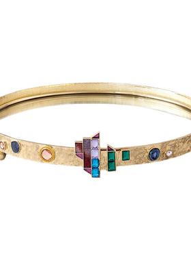 圣朗伦幸福时光托盘现代轻奢酒具圆形托盘创意家居饰品