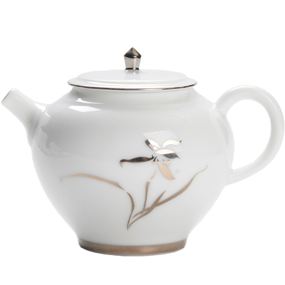 华光国瓷套装功夫茶具君德白金兰