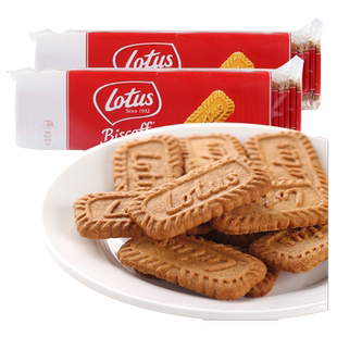 比利时lotus和情缤咖时焦糖饼干单独小包装biscoff饼干休闲零食品