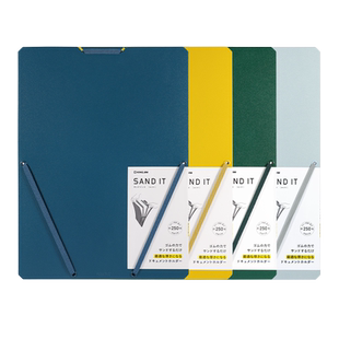 日本kingjim锦宫卡包卡券名片夹校园卡收纳册SAND文件夹多页收纳夹商务高档精致NFC门禁卡套饭卡证件套