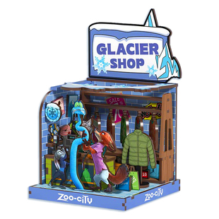 【新品上架】疯狂动物城3D木制立体DIY拼图模型益智玩具好礼物