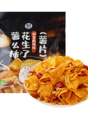 盒马 花生了薯么柿(薯片) 椒香麻辣味 480g(80g*6小包)