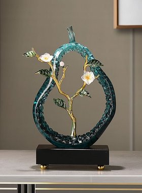 轻奢高档雪梨水果摆件装饰品工艺品电视柜酒柜玄关家居招财欧式